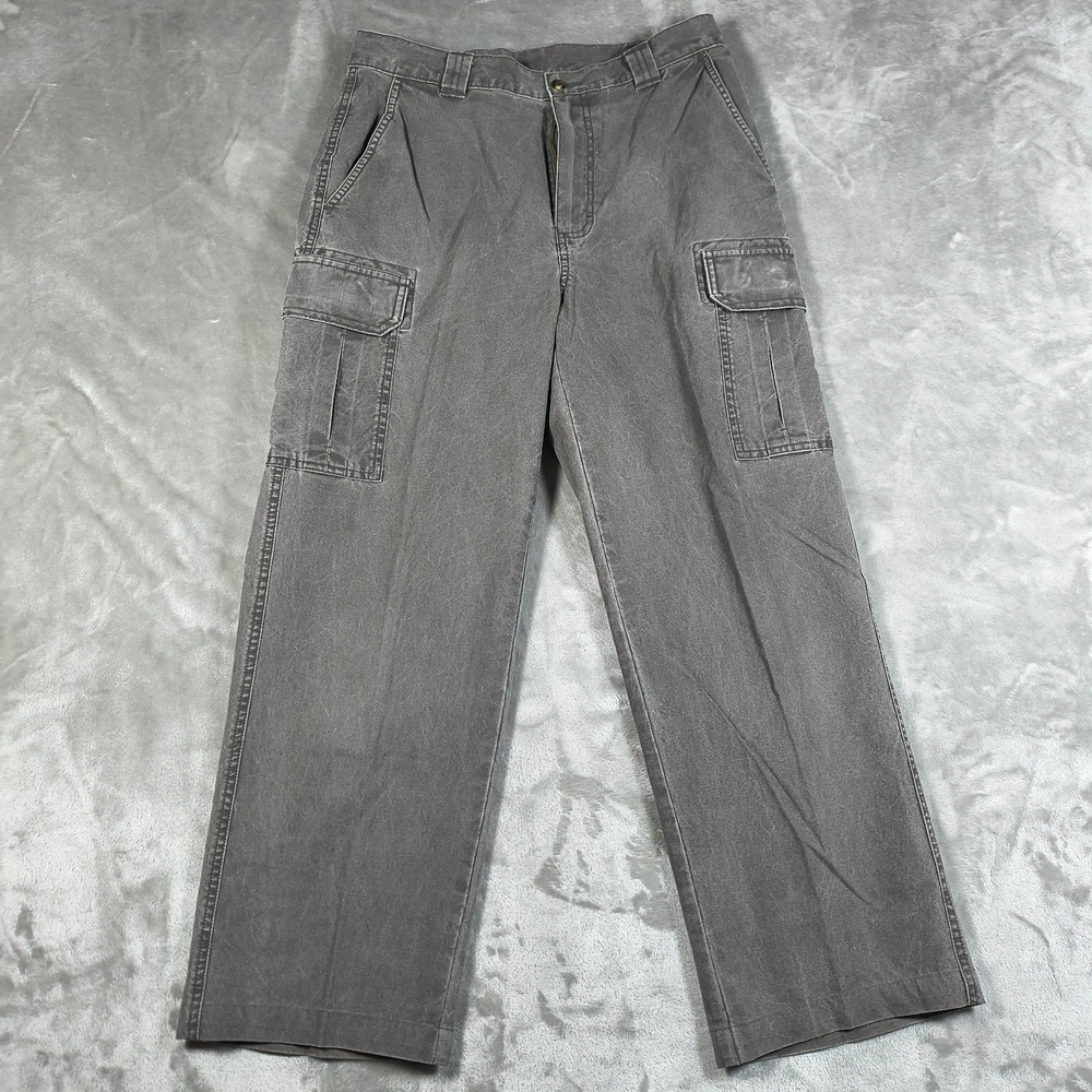 LL Bean Cargo Pants Mens 30x 26 Tropic Weight Baggy Outdoor Y2K Skater Utility